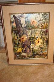 Large original oil painting.