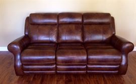 Dual electric reclining sofa