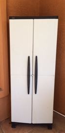 Black and Decker plastic storage cabinet