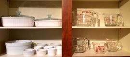 Corning and Pyrex Glass Measuring Cups