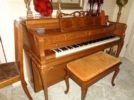 Baldwin piano & bench