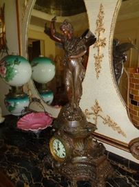 bronze French clock
