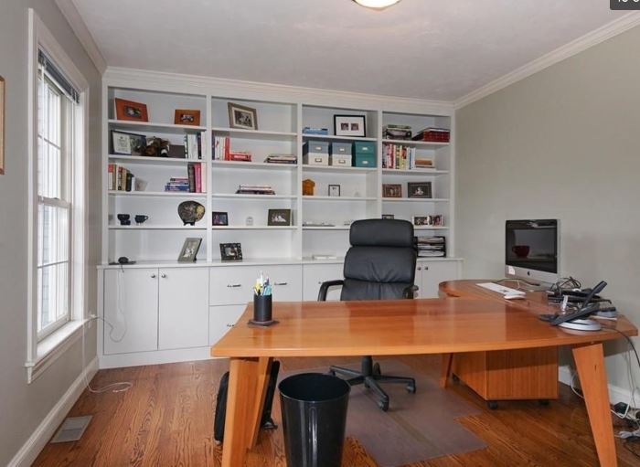 Mod Style Light Wood Desk with matching file cabinet that slips underneath