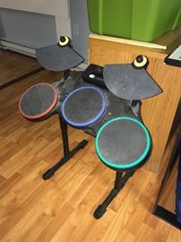 Wii drum set (we have the Wii and components as well)