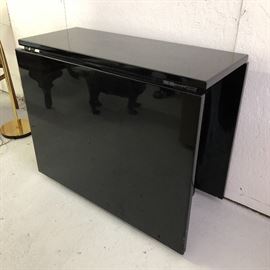 Roche Bobois Black lacquer dining table