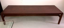 Low, long MCM Teak coffee table