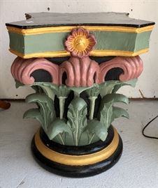 We have a pair of these cool pedestals