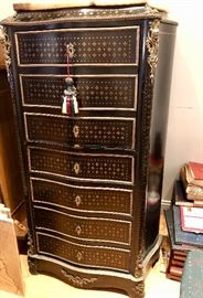 Lingerie chest purchased in London dating from 1865