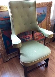 MCM upholstered arm chair