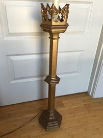 Gorham - bronze lamp, mid-19th c.