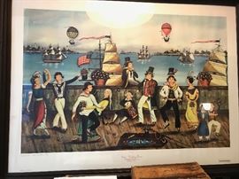 Ralph Cahoon, Signed print