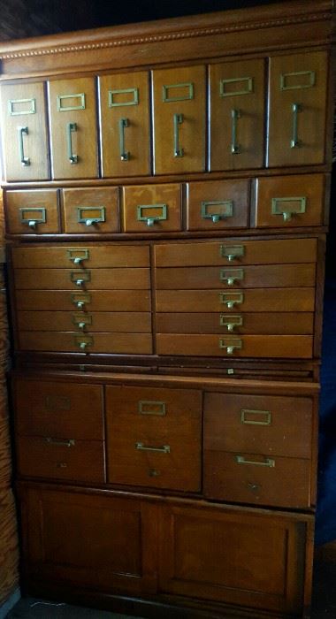 oak barrister filing unit cabinet