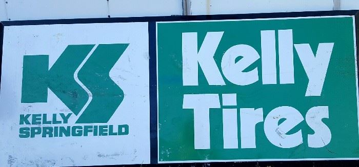 Kelly Tires sign