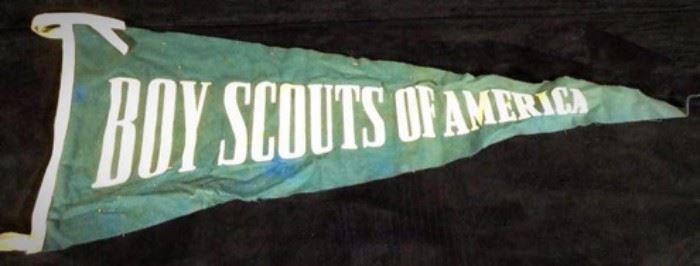 Boy Scouts of America Pennant Banner vintage