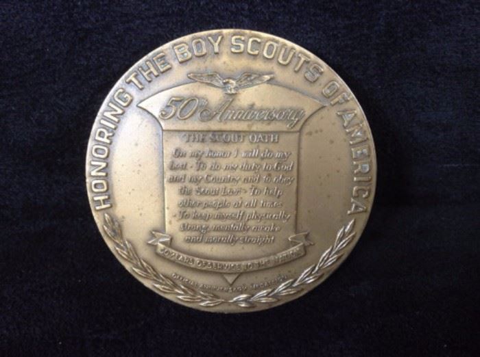 Boy Scouts 50th Anniversary Medallion 1960