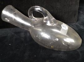 Vintage glass urinal