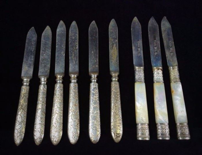  Towle And Rogers Bros Knives Vintage