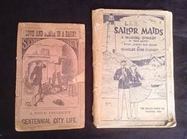 Sailor Maids and Love and Death in a Bar musical comedies