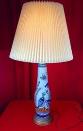 Quail Bird theme ceramic table lamp