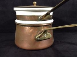 Copper double boiler