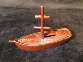 When My Ship Comes In cast iron bank