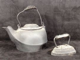 Cast Iron pot and iron