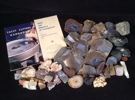 Assorted rocks and geodes