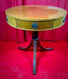 Vintage barrel table