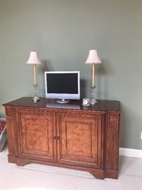 WOOD CABINET, SIDE DOORS TOO FOR EXTRA STORAGE by SHENADOAH FURNITURE