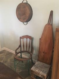 LARGE HEAVY COPPER PAN/MOLD RAISED FISH