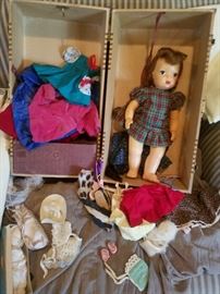 Terry Lee and clothes in chest