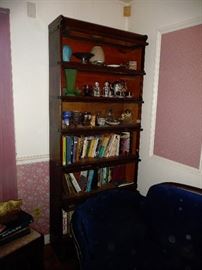 Globe - Wernicke barrister section bookcase and books