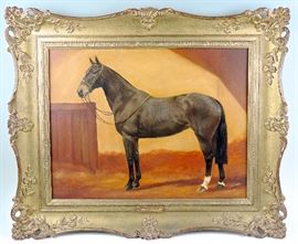 Fabulous Mabel Hollams Horse painting
