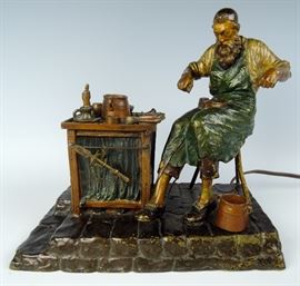 Rare Vienna Bronze "Shoe Cobbler"