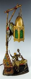 Wonderful Vienna Bronze Lamp