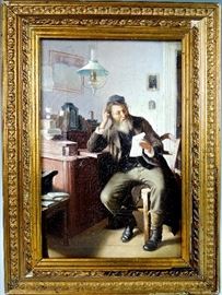 Important Isadore Kaufmann Oil Painting