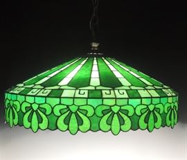26" Duffner & Kimberly Leaded Glass Dome