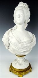 Signed Sevres "Marie Antoinette" Bust