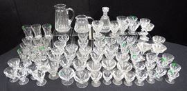 80 Piece Signed Baccarat Glass Stemware