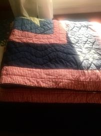 Hand made Christmas quilt king size