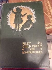 Rare 1905 edition rileys Children's Rhymes 