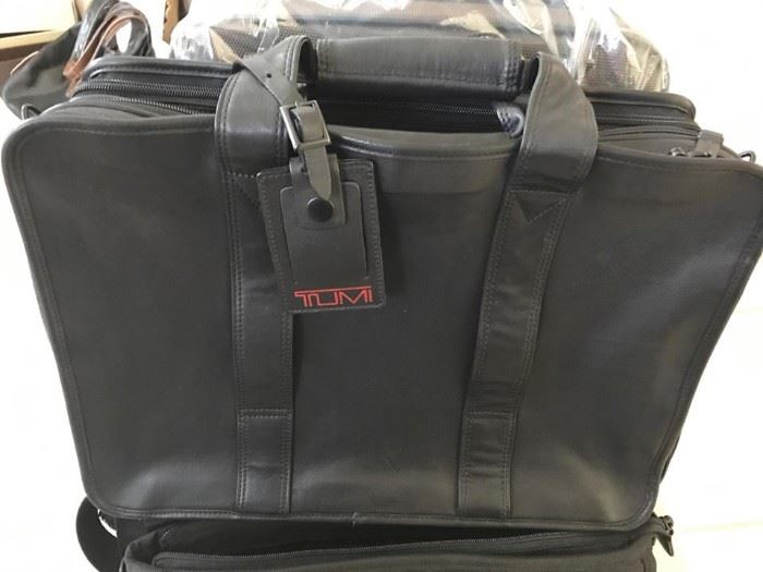 Tumi Leather Carry on