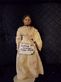 Ludwig Greiner Paper Mache Doll 1850