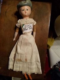 1870's Wax Over Doll