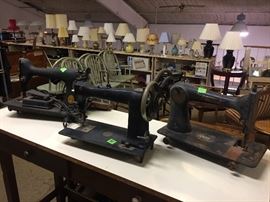 Old sewing machines