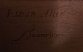 Vintage Ethan Allen Baumritte Secretary Desk