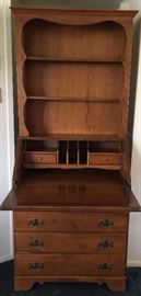 Vintage Ethan Allen Baumritte Secretary Desk