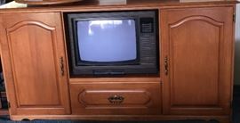 Vintage 2-Door Entertainment Center