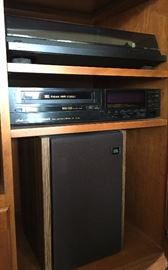 Vector Research Double Cassette Deck
Yamaha Stereo Receiver
Pair JBL Speakers SOLD
Fisher VHS Stereo