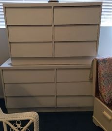Vintage Louvered Dresser